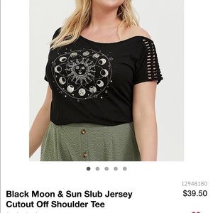 Never worn, off the shoulder top.